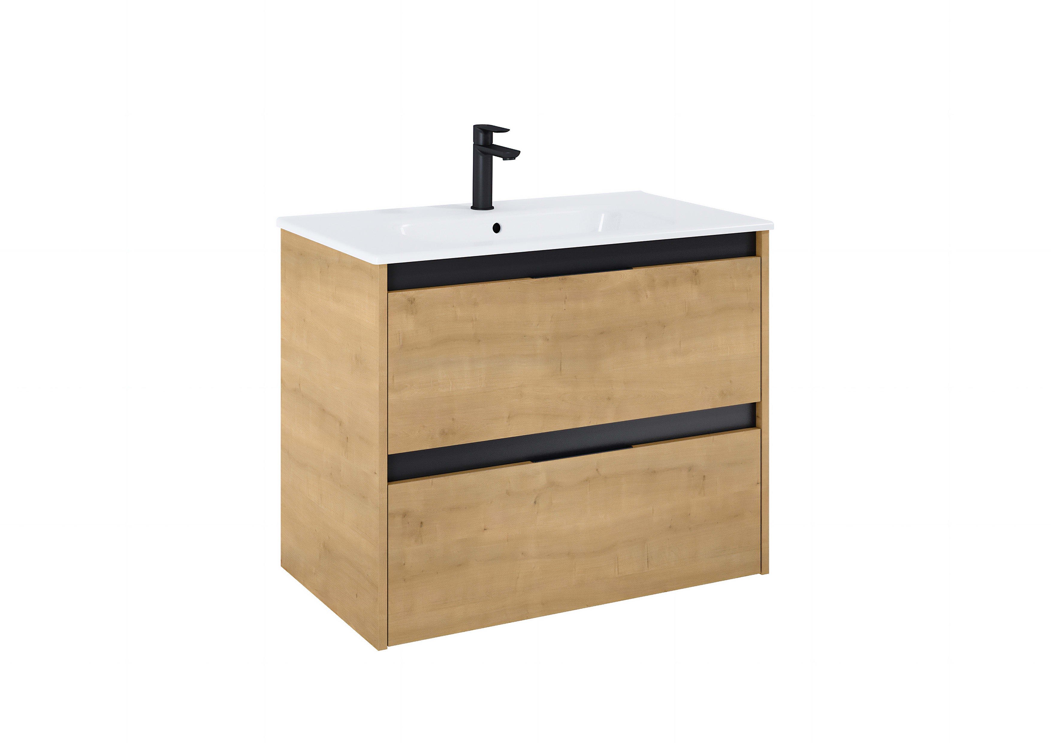 Συνθέσεις Επίπλων Μπάνιου Light Oak Alpine A852014464 Roca