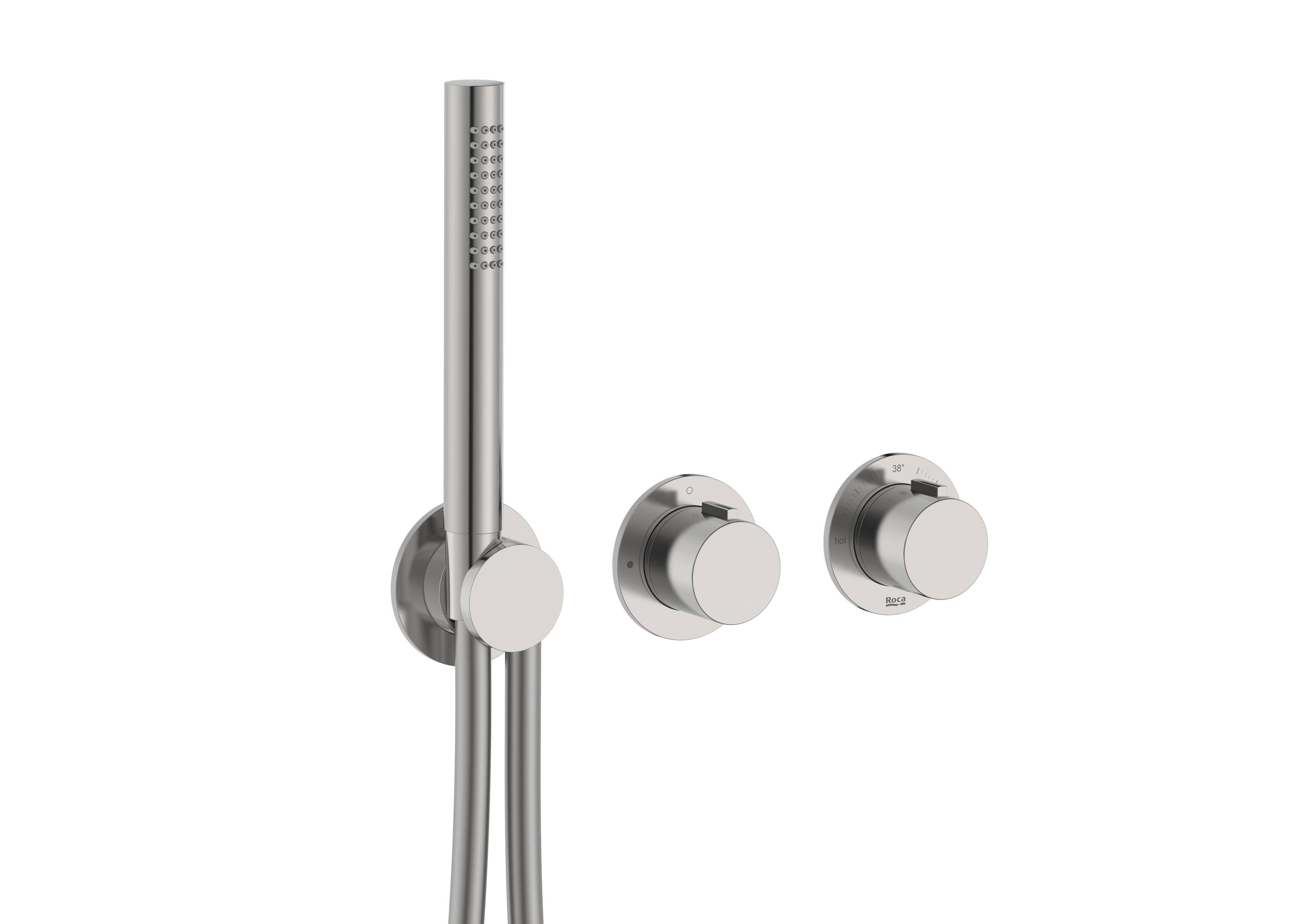 Μπαταρίες ντους / λουτρού Stainless Steel Finish  T-Multi A5A214ASM0 Roca