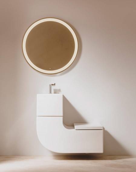 Roca W+W wall-hung toilet